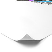 Poster Rainbow Kitty 20" x 16" (Vous pouvez Custom (Coin)