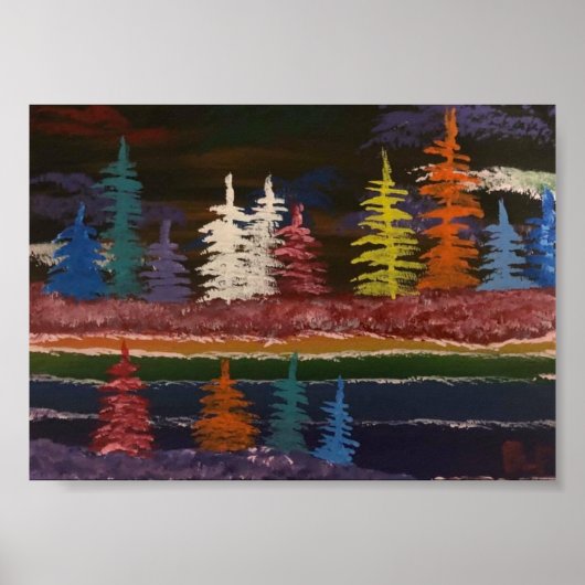 Poster Rainbow Lake (Devant)