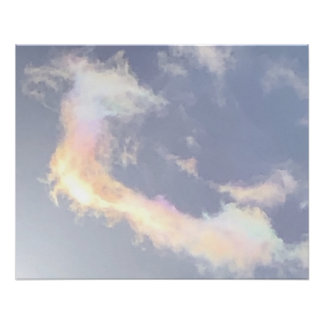 Poster Rainbow Light in the Japanese Sky