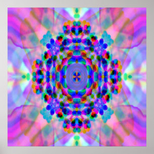 Poster Rainbow Mandala...