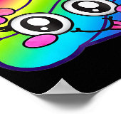 Poster Rainbow Op Emoji Cute Unicorn O Flower Silly (Coin)