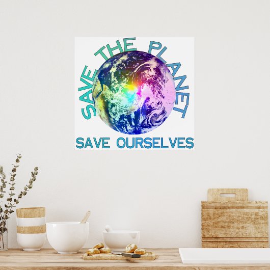 Poster Rainbow Planet (Cuisine)