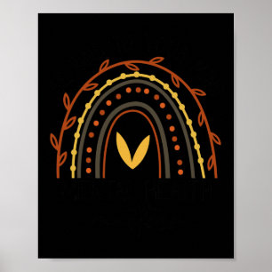 Poster Rainbow Soyez Gentil À Votre Esprit La Santé Menta