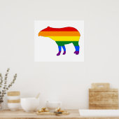 Poster Rainbow Tapir (Cuisine)