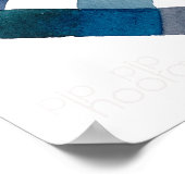 Poster Rainbow Tile Patches Watercolor Art Print (Coin)