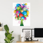 Poster Rainbow Tree (Bureau à domicile)