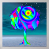 Poster Rainbow Tree (Devant)