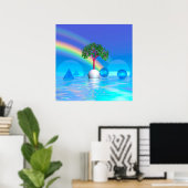 Poster Rainbow Tree (Bureau à domicile)