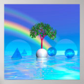 Poster Rainbow Tree (Devant)