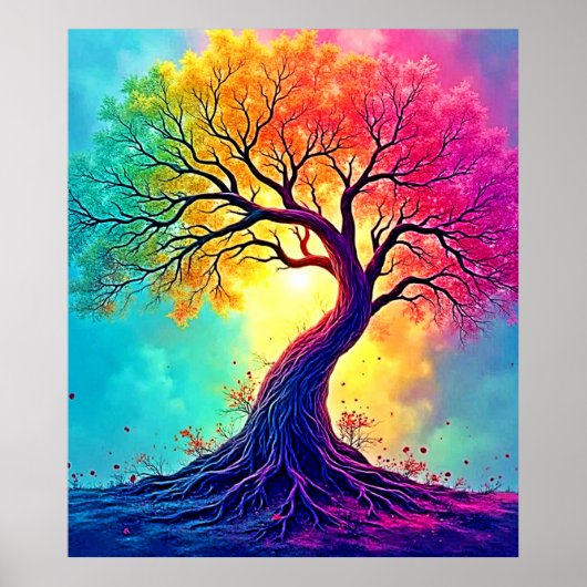 Poster  Rainbow Tree: Roots of Infinite Hope Art (Devant)