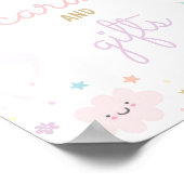 Poster Rainbow Unicorn Cartes Et Cadeaux Anniversaire (Coin)