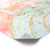 Poster Rainbow Unicorn Girl Birthday Welcome (Coin)