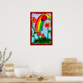 Poster Rainbow Wives Nursery Children Art (Cuisine)