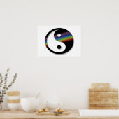Poster Rainbow Yin Yang (Cuisine)