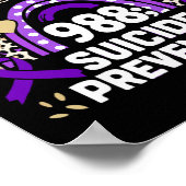 Poster Rainbow You Problem 988 Suicide Prevention Award (Coin)