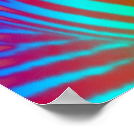 Poster Rainbow Zebra (Coin)