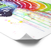 Poster Rainbow Zebra (Coin)