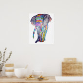 POSTER RAINBOWPHANT (Cuisine)
