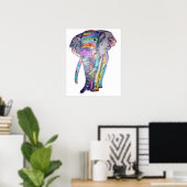 POSTER RAINBOWPHANT (Bureau à domicile)