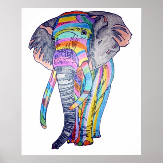 POSTER RAINBOWPHANT (Devant)