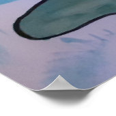 Poster Raindrops sur Ducklings (Coin)