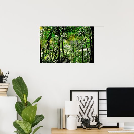Poster Rainforest (Bureau à domicile)
