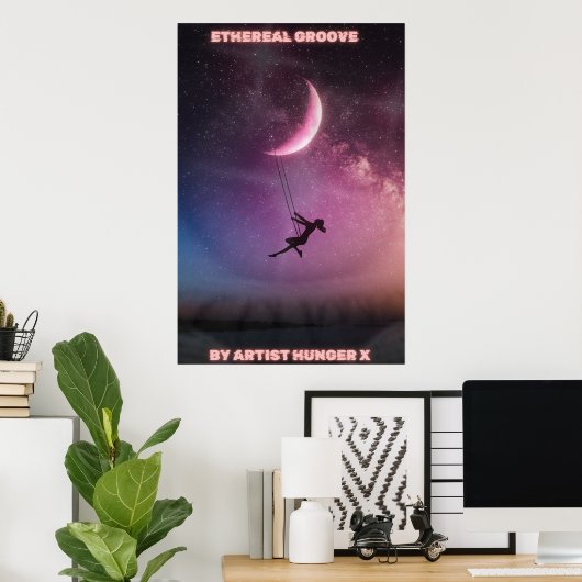 Poster rainure éthérée (Bureau à domicile)