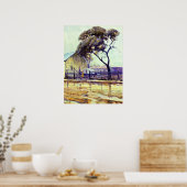 Poster Rainy Day à Bandera par Julian Onderdonk (Cuisine)