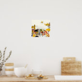 Poster Rainy Day à Londres (Cuisine)