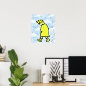 Poster Rainy Day Boy Print (Bureau à domicile)