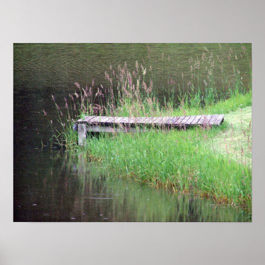 Poster Rainy Day Dock (Devant)