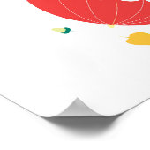 Poster Rainy Day Friends : Chien de chat Vintage (Coin)