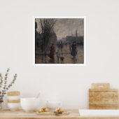 Poster Rainy Evening on Hennepin Avenue, c.1902 (Cuisine)