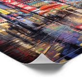 Poster Rainy Tokyo Night Street (Coin)