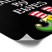 Poster Raised By Elves Funny Christmas Family Elves Squad (Coin)