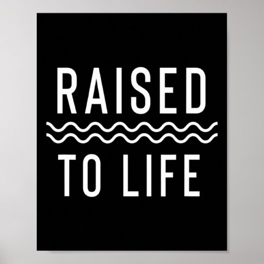 Poster Raised To Life New Christian Baptism _1  (Devant)