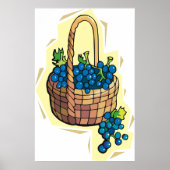 Poster Raisins Dans Un Panier (Devant)