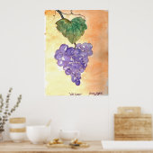 Poster Raisins sauvages (Cuisine)