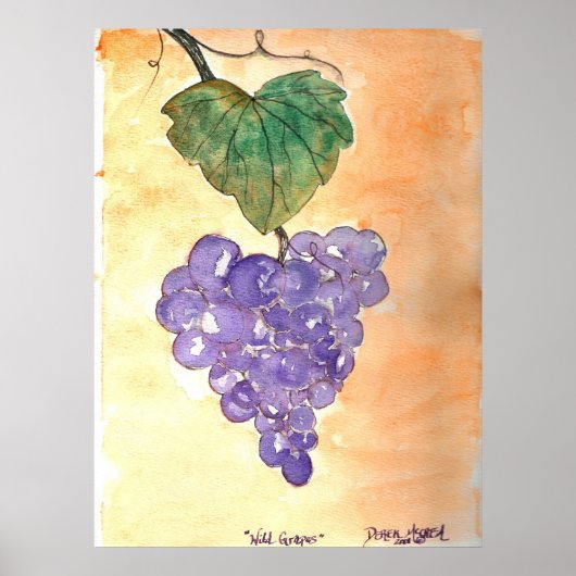 Poster Raisins sauvages (Devant)