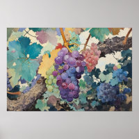 Raisins sur la vigne