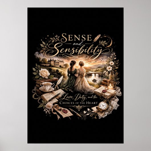 Poster Raison et Sensibilité (Devant)