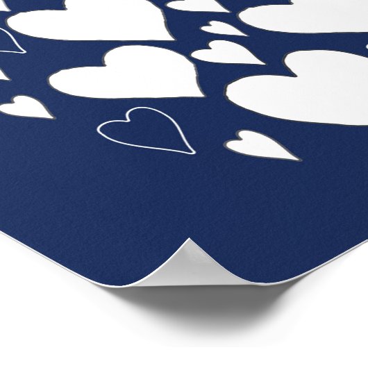 Poster Raisons personnalisées pour lesquelles nous vous a (Coin)