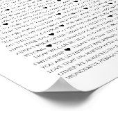 Poster raisons pour lesquelles nous vous aimons jalon ann (Coin)