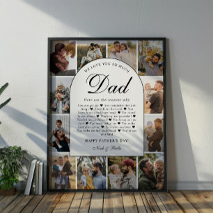Poster Raisons pour lesquelles nous vous aimons Papa Gril
