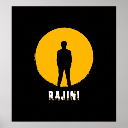Poster RAJINIKANTH Thalaivar (Devant)