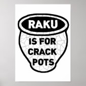 Poster Raku est pour Crack Pots Pots Potters (Devant)