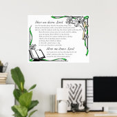 Poster ralentis-moi Seigneur (Bureau à domicile)