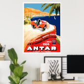 Poster Rallye automobile de Monte Carlo (Bureau à domicile)