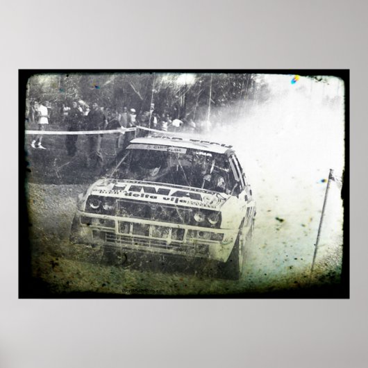 Poster Rallye du delta de Lancia (Devant)