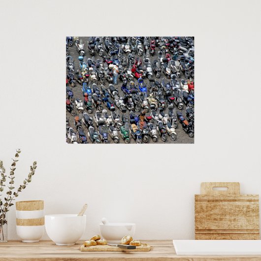 Poster Rallye Scooter (Cuisine)